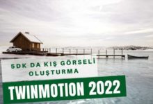 TWINMOTION 2022 İLE 5DK DA KIŞ SAHNESİ OLUŞTURMA